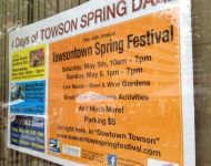 Towsontown Spring Festival Banner